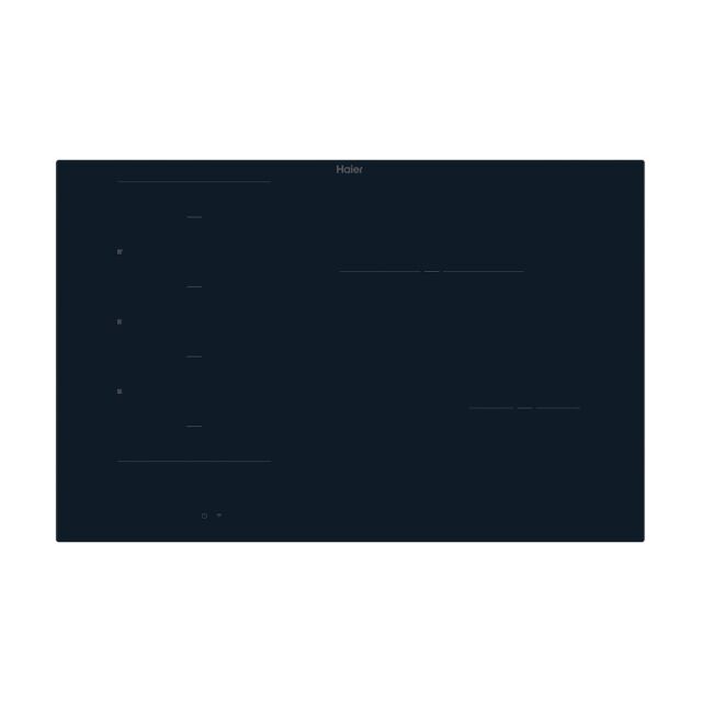 Haier HAMTB86IRCS 80cm Induction Hob - Black
