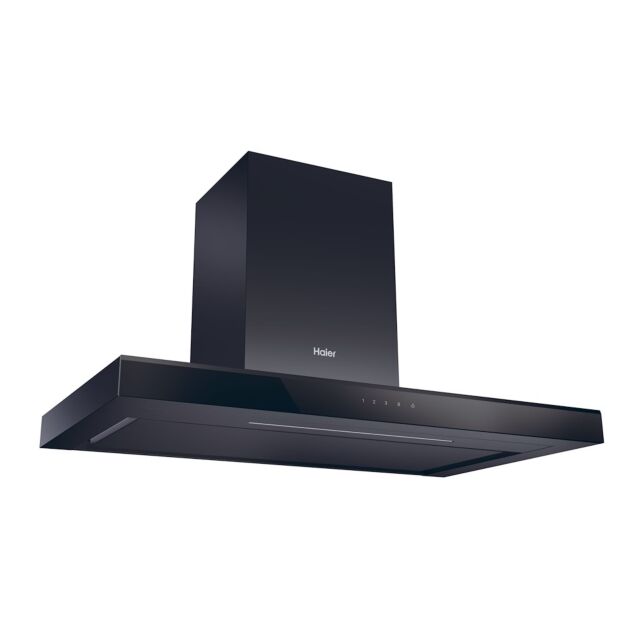 Haier HATS9CBS4B 90cm Chimney Cooker Hood - Black