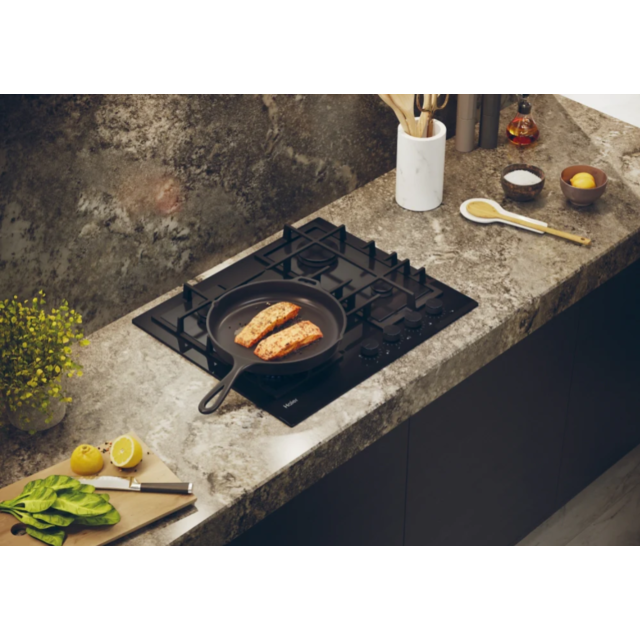 Haier HAVG6BF4TBPB 65cm Gas on Glass Hob