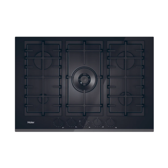 Haier HAVG75TBBP 75cm Gas on Glass Hob