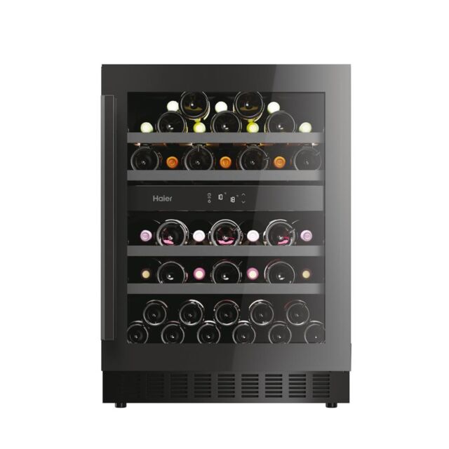 Haier HAKWBD 60 UK Integrated Wine Cooler - Black - F Rated