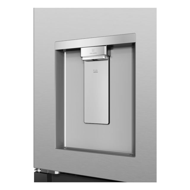 Haier HCR58S18CWMM Rise Cube 523L Side-by-Side American Fridge Freezer - Silver - C Rated