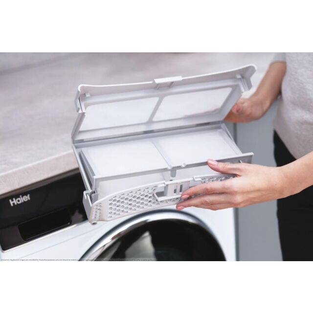 Haier HD80-A2939 I Pro Series 3 8kg Heat Pump Tumble Dryer - A++ Energy Rated- White