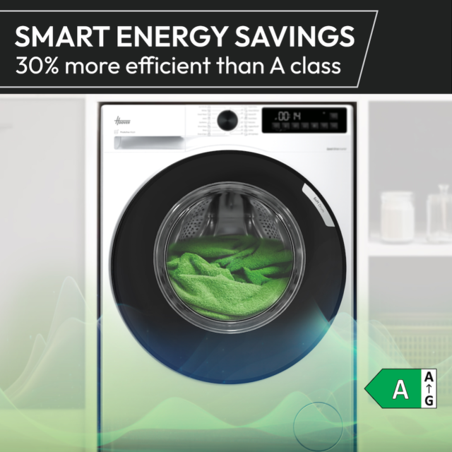 Hoover Ultra HGD 410B9GC-80 10kg 1400rpm Freestanding Washing Machine - Graphite - A Rated