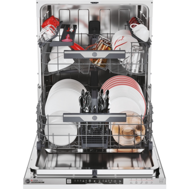 Hoover HI 4E7L0S-80 60cm Built-In 14 Place Setting Dishwasher