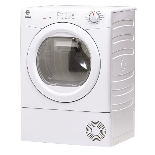 Hoover HLE H8A1LE-80 H-Dry 300 Heat Pump Tumble Dryer with Aquavision - A+ Energy Rated - White