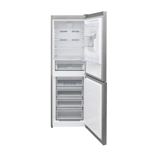 Hoover HOCV1T618EWXK-1 Fridge Freezer - Silver - E Rated