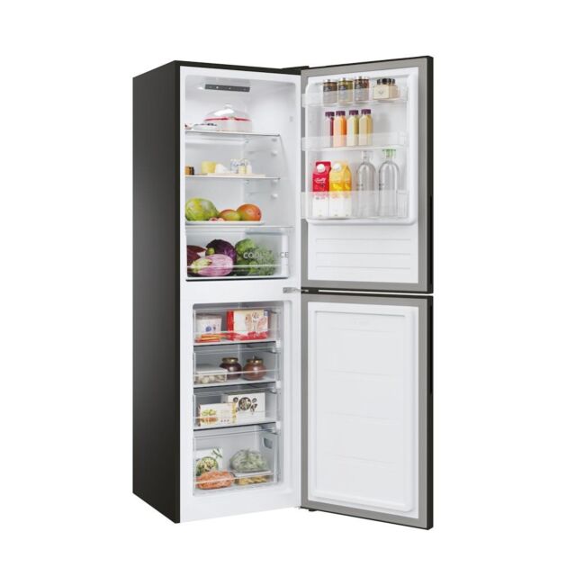 Hoover HVT3CLFCKIHB 54.5cm 50/50 Low Frost Fridge Freezer - Black