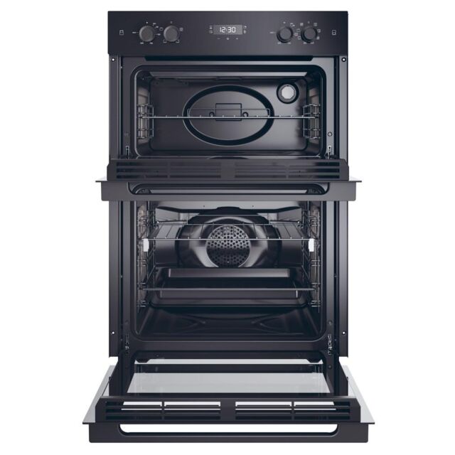 Haier HWO9M2M5B 90cm Built-In Double Oven - Black