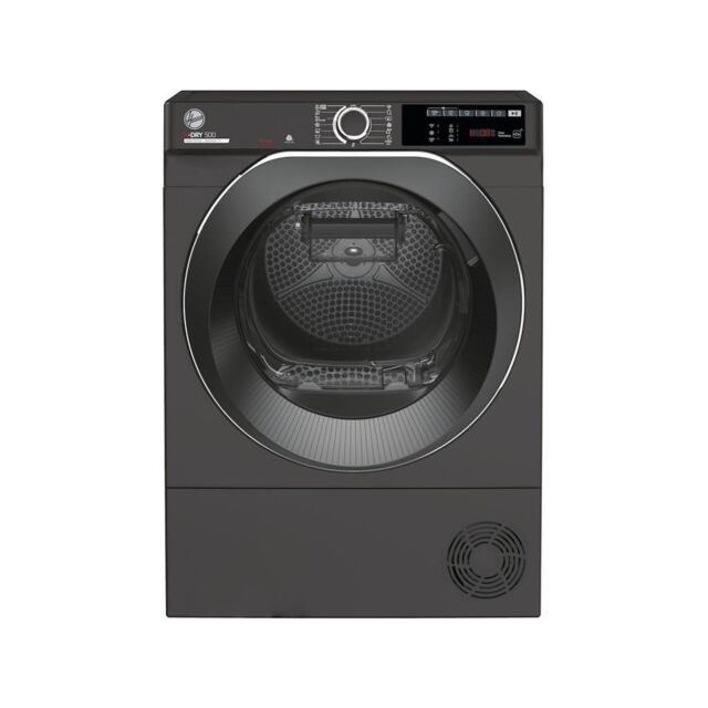 Hoover NDEH10A2TCBER-80 H-Dry 500 10kg Heat Pump Tumble Dryer with Aquavision, A++ Energy Rated - Graphite