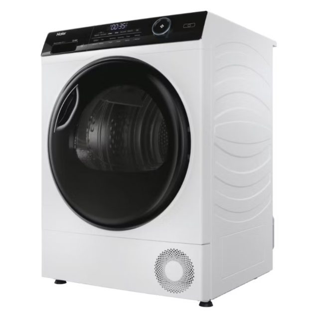 Haier HD100-A3959E-UK I Pro Series 5 10kg Heat Pump Tumble Dryer - White - A+++ Energy Class