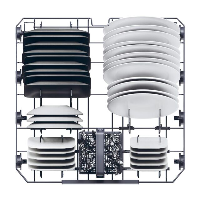 Haier XF 5C4M1X-80 Freestanding 60cm 15 Place Setting Dishwasher