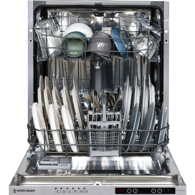 White Knight AT60BIDW Integrated 60cm Dishwasher