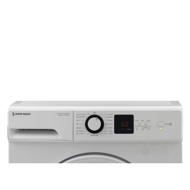 White Knight AT7WM148W Freestanding  8kg 1400rpm Washing Machine - White