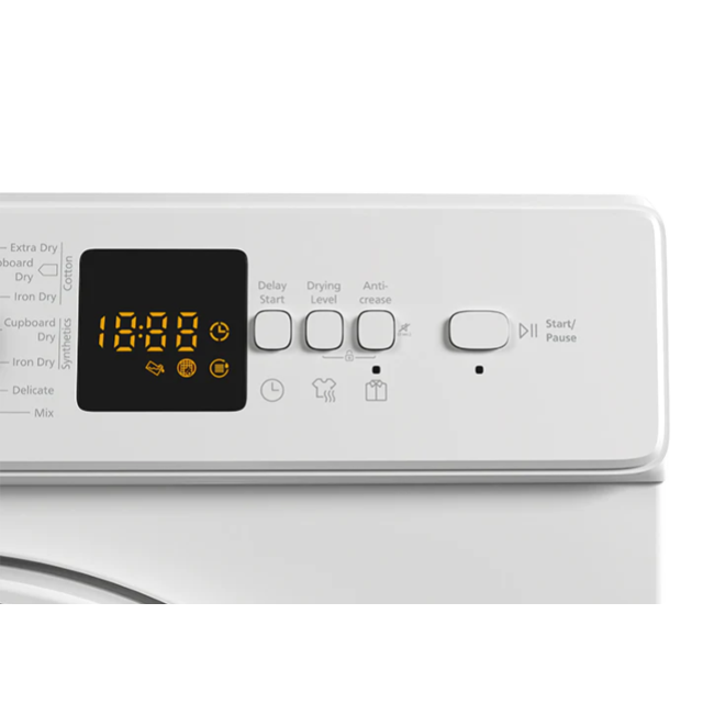 White Knight AT8HPW 8kg Freestanding Heat Pump Tumble Dryer - White