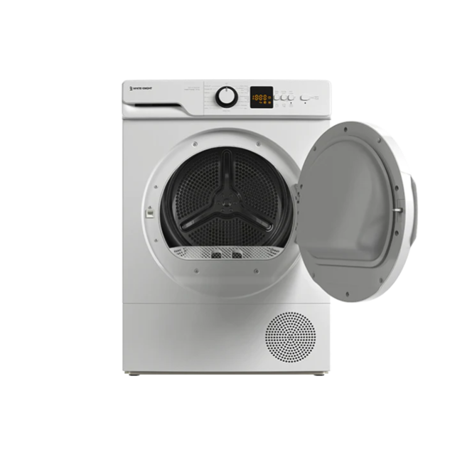 White Knight AT8HPW 8kg Freestanding Heat Pump Tumble Dryer - White