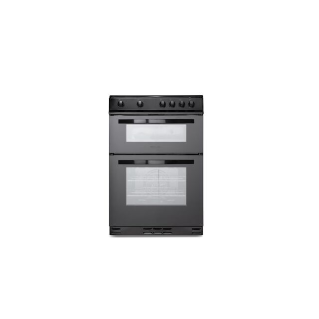 Montpellier MDC600FK 60cm Double Oven in Black