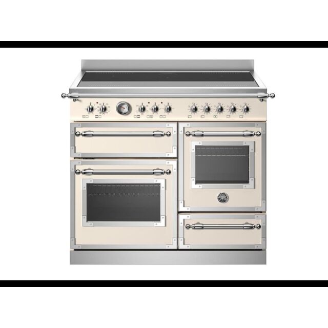 Bertazzoni HER105I3EAVT Heritage 100cm Range Cooker XG Oven Induction Ivory