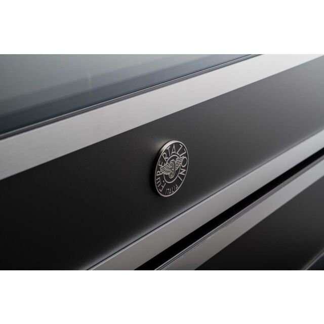 Bertazzoni HER105I2ENET Heritage 100cm Range Cooker Twin Oven Induction Matt Black