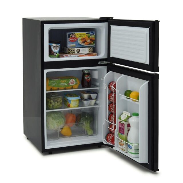 Iceking  IK2023K.E Under Counter Fridge Freezer In Black