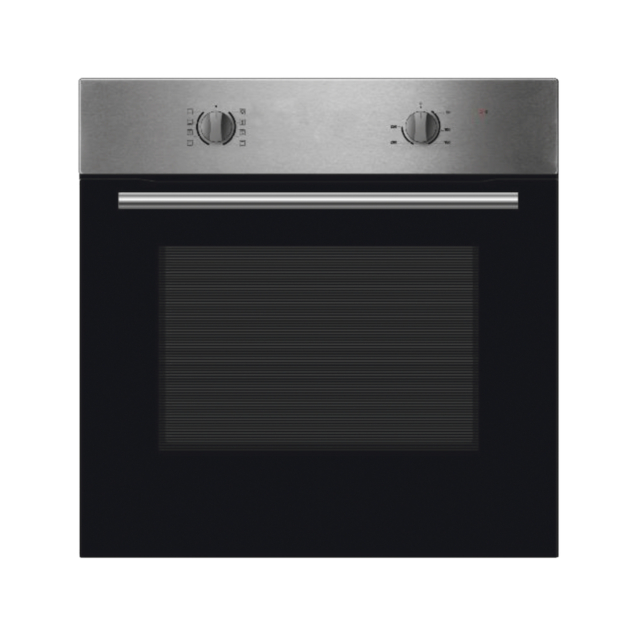 Montpellier M8MESO70SS 70L Multifunction Built-In Single Oven - Black