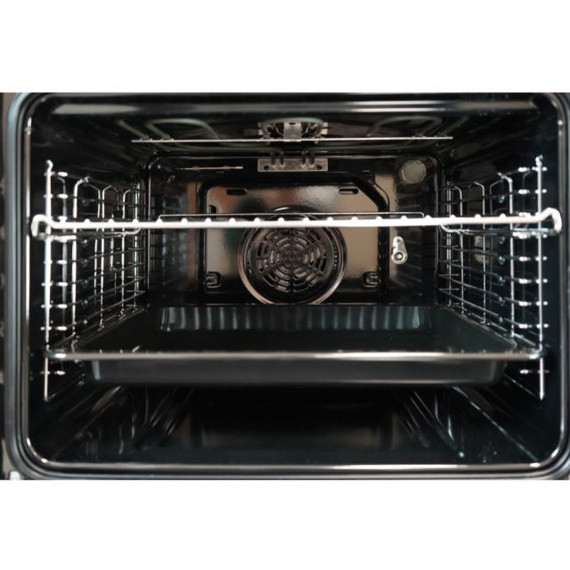 Montpellier M8MESO70SS 70L Multifunction Built-In Single Oven - Black