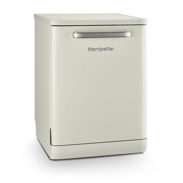 Montpellier MAB1353DC 60cm Retro 13 Place Setting Dishwasher In Cream