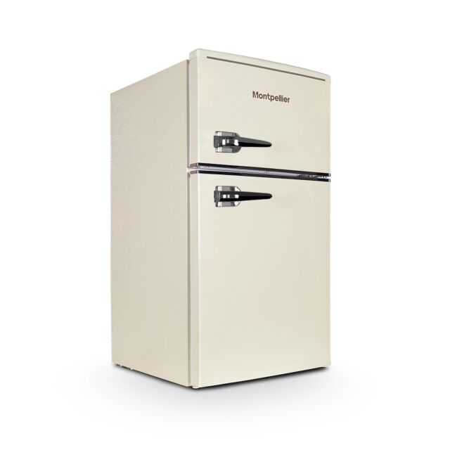 Montpellier MAB2035EC Retro Undercounter Fridge Freezer In Cream