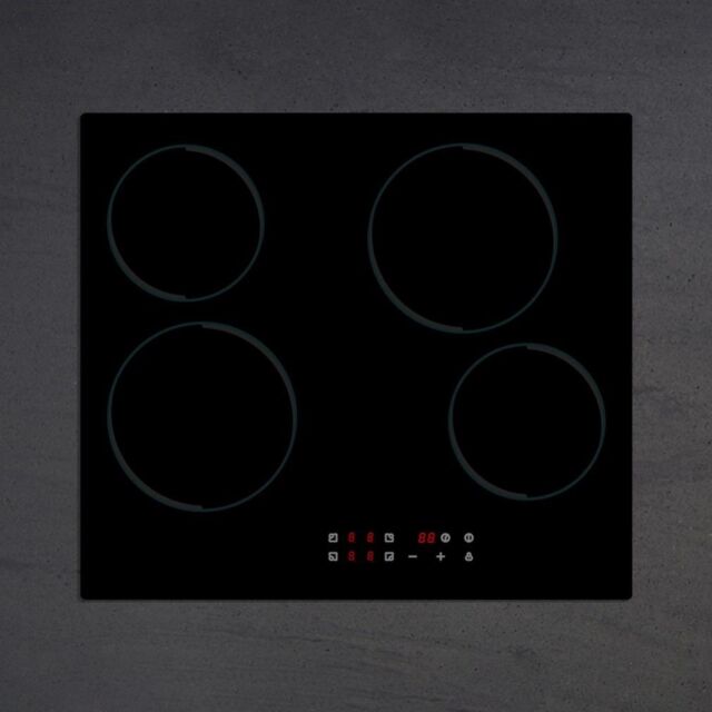 Montpellier MCH59 59cm 4 Zone Ceramic Hob With Touch Controls