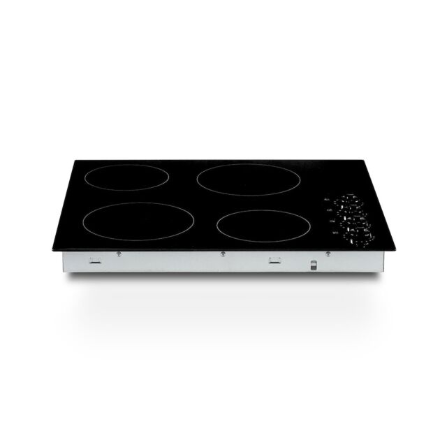 Montpellier MCH59CK 59cm 4 Zone Ceramic Hob With Dials