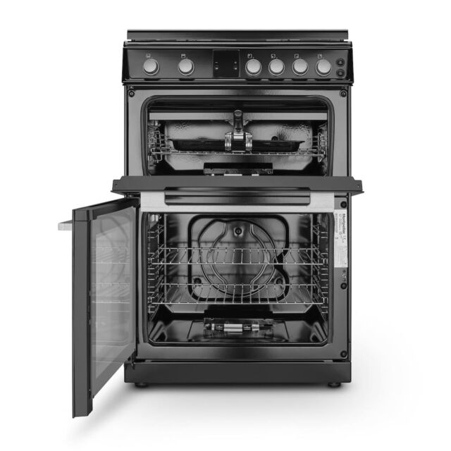 Montpellier MDOG60LK 60cm Double Gas Cooker in Black