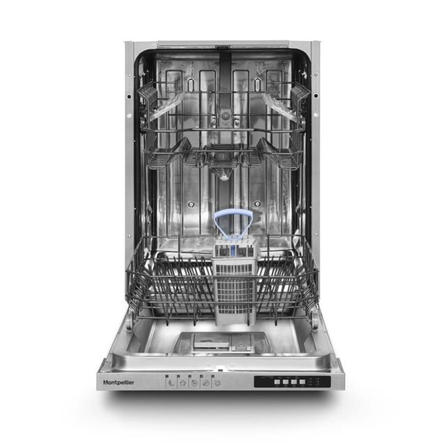 Montpellier MDWBID4553 45cm 10 Place Setting Fully Integrated Slimline Dishwasher