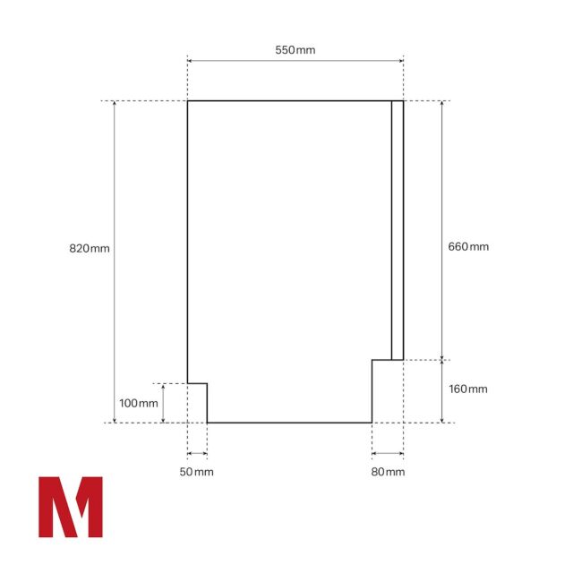 Montpellier MDWBID6064 60cm 14 Place Setting Fully Integrated Dishwasher