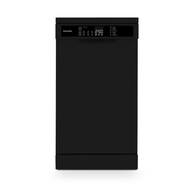 Montpellier MDWD1064K 45cm 10 Please Setting Freestanding Dishwasher - Black