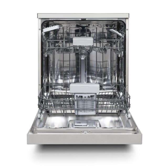 Montpellier MDWD1464S 60cm 14 Please Setting Freestanding Dishwasher - Silver