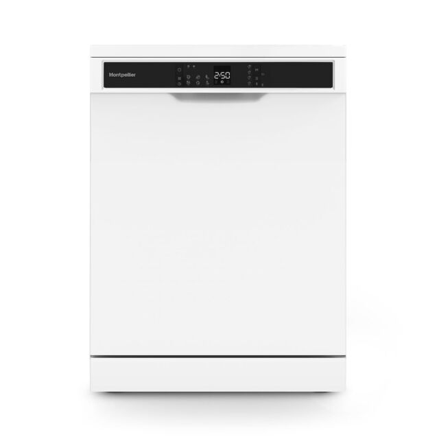 Montpellier MDWD1464W 60cm 14 Please Setting Freestanding Dishwasher - White