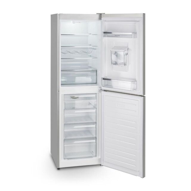 Montpellier MFF183EXWD Frost Free Fridge Freezer With Water Dispenser In Inox