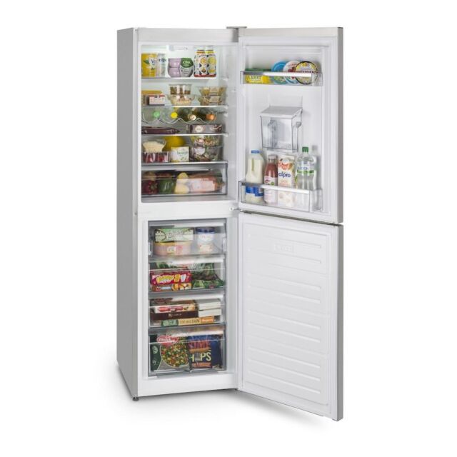 Montpellier MFF183EXWD Frost Free Fridge Freezer With Water Dispenser In Inox
