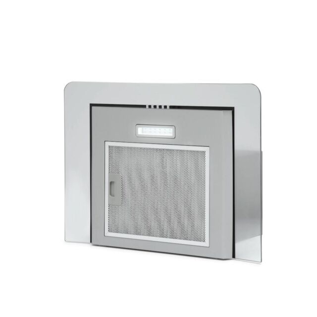 Montpellier MHG600X 60cm Curved Glass Stainless Steel Chimney Hood