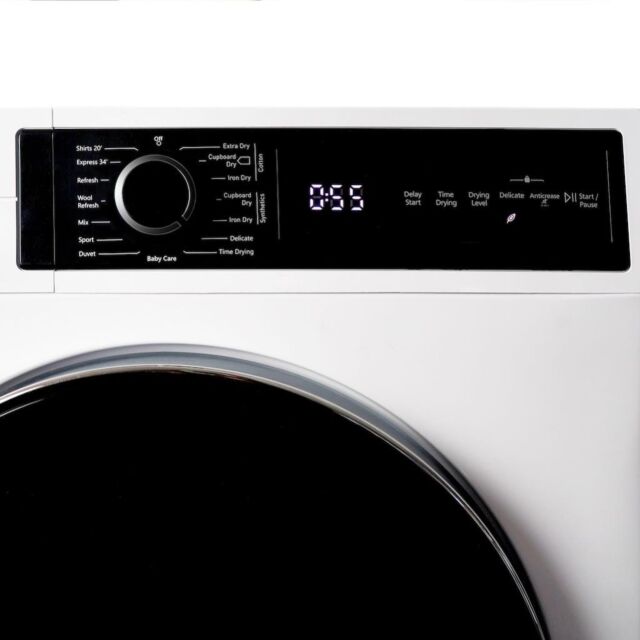 Montpellier MHP10SDW 10kg Heatpump Sensor Tumble Dryer - White
