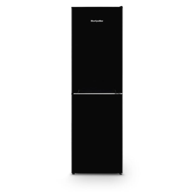 Montpellier MLF1770EK Low Frost Fridge Freezer In Black