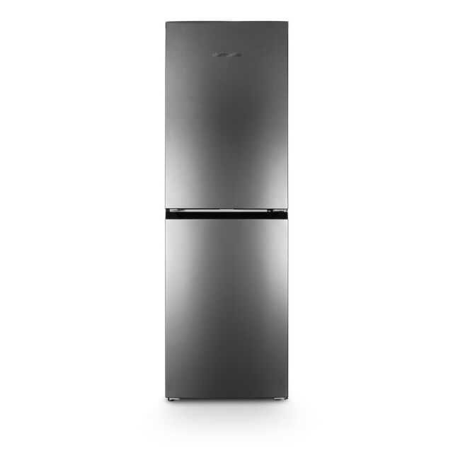 Montpellier MNF167ES 54cm Wide, 167cm Tall Frost Free Fridge Freezer Silver