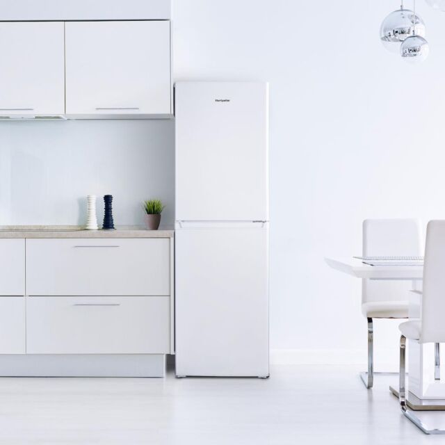 Montpellier MS175EW Static 50/50 Fridge Freezer In White