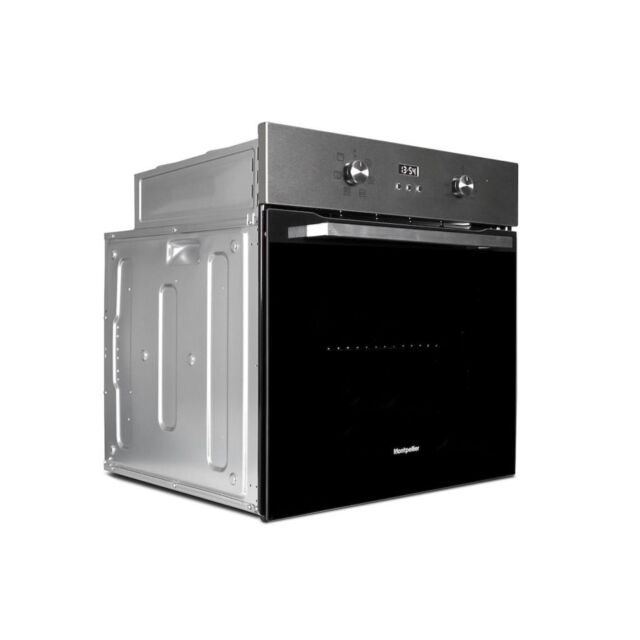 Montpellier MSBFO65SST 65ltr Built In Single Oven With Digital Timer