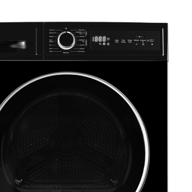 Montpellier MTDC8SDK 8kg Condenser Sensor Tumble Dryer - Black