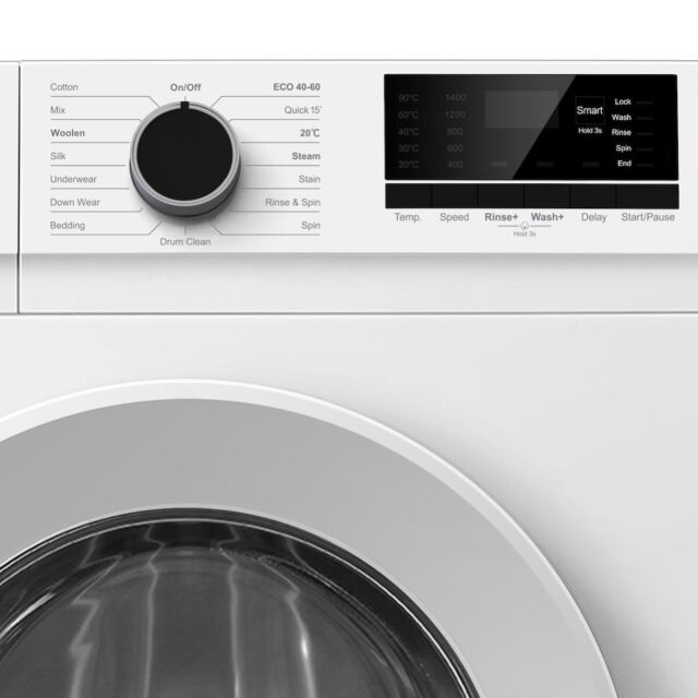 Montpellier MWM612W 6kg 1200rpm Freestanding Washing Machine - White