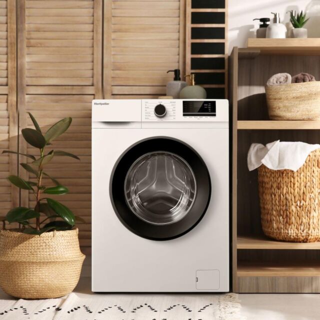 Montpellier MWM612W 6kg 1200rpm Freestanding Washing Machine - White