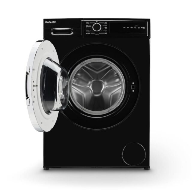 Montpellier MWM814BLK 8kg 1400rpm Freestanding Washing Machine - Black