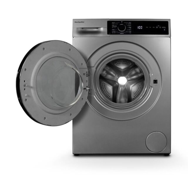 Montpellier MWM814BLS 8kg 1400rpm Freestanding Washing Machine - Silver