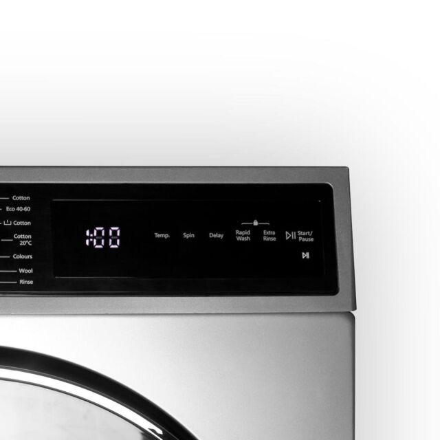 Montpellier MWM814BLS 8kg 1400rpm Freestanding Washing Machine - Silver